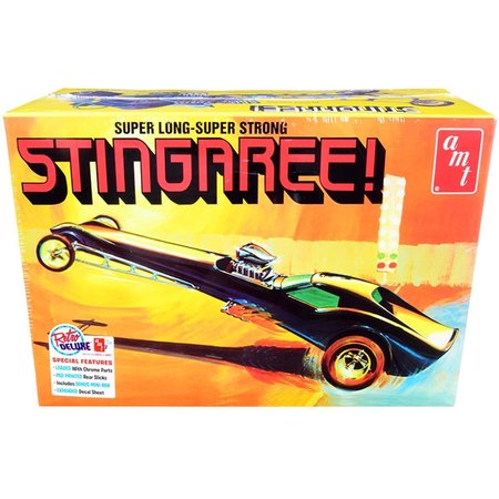 AMT Skill 2 Model Kit Stingaree Custom Dragster 1-25 Scale Model Car AMT1259